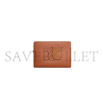 CELINE SMALL POUCH WITH STRAP CUIR TRIOMPHE IN SMOOTH CALFSKIN 10J983DR8.04LU (25*17.5*1cm)